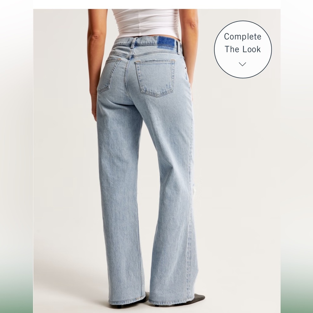 Abercrombie Curve Love Low Rise Baggy Jean - Picture 6 of 7